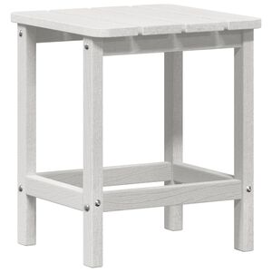 vidaXL Mesa Lateral Adirondack Blanco 38 x 38 x 46 cm HDPE