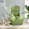 vidaXL Sill&oacute;n de masaje reclinable elevable terciopelo verde claro