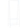 vidaXL Perchero de ropa blanco 59x35x150 cm