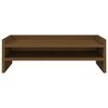 vidaXL Soporte para monitor madera maciza pino marr&oacute;n miel 50x24x16 cm