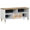 vidaXL Mueble de TV madera maciza de mango 100x33,5x46 cm