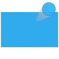 vidaXL Cubierta para piscina rectangular 260x160 cm PE azul