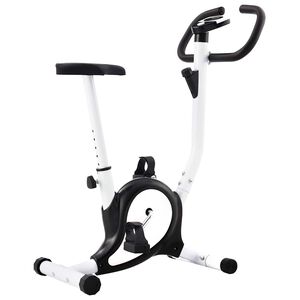 vidaXL Bicicleta est&aacute;tica con resistencia de cinta negra