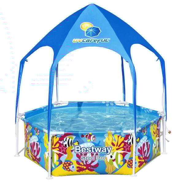Bestway Piscina desmontable para ni&ntilde;os Steel Pro UV Careful 183x51 cm