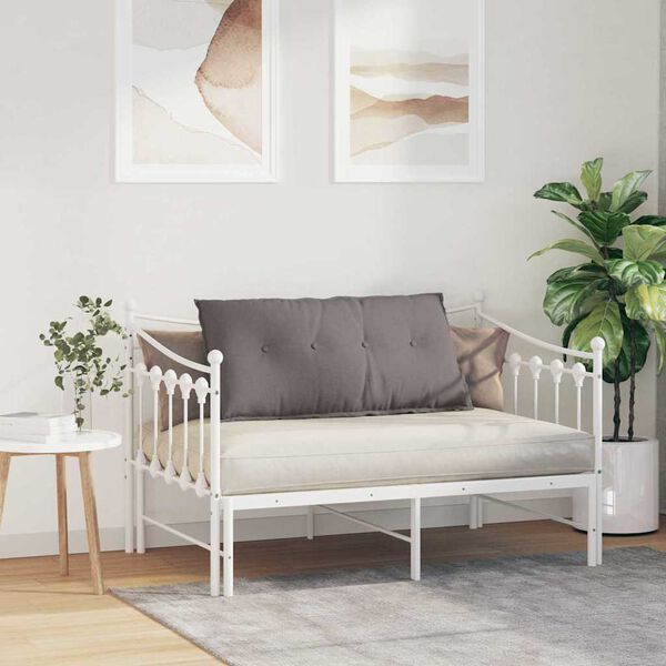 vidaXL Cojín de Espalda Taupé 100 x 19 x 50 cm tela