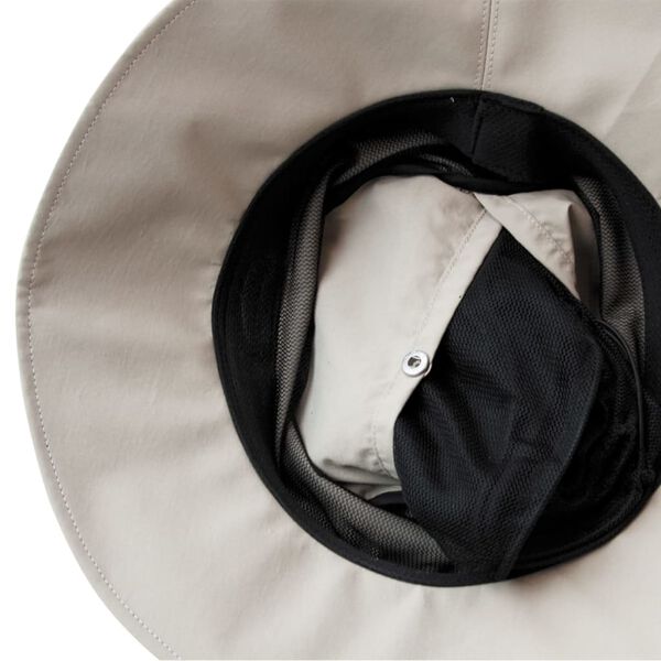 Travelsafe Gorro antimosquitos con protecci&oacute;n solar UPF 50+ beige