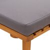 vidaXL Sofá de jardín madera de acacia maciza 200x65 cm