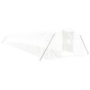 vidaXL Invernadero con estructura de acero blanco 54 m&sup2; 18x3x2 m