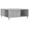 vidaXL Mesa de centro madera contrachapada gris hormig&oacute;n 80x80x36,5 cm