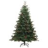 vidaXL &Aacute;rbol de Navidad artificial Verde 210 cm PVC, Metal y Pl&aacute;stico