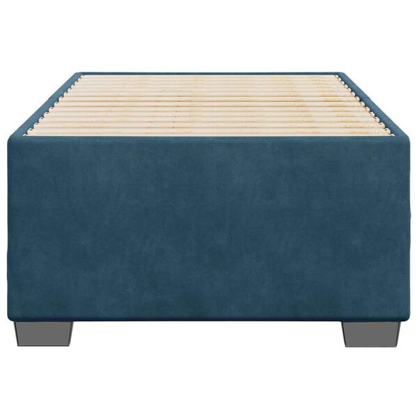 vidaXL Estructura de cama de terciopelo azul 80x200 cm