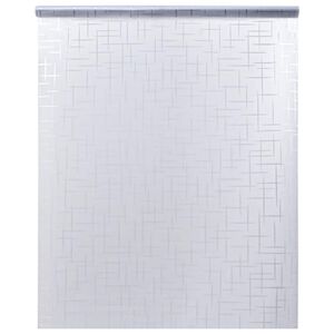 vidaXL L&aacute;mina de ventana esmerilada patr&oacute;n de estrella PVC 45x500 cm