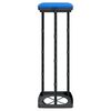 vidaXL Soportes para bolsas de basura 2 uds PP negro y azul 120 L