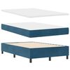 vidaXL Cama tipo Box Spring Azul Oscuro 120 x 200 cm Terciopelo