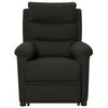 vidaXL Sill&oacute;n elevable tela negro