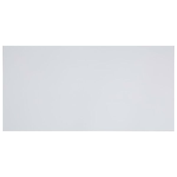 vidaXL Mesa de comedor MDF blanco y negro 120x60x74 cm