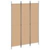 vidaXL Biombo divisor de 6 paneles de tela negro 300x220 cm