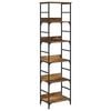 vidaXL Estante de libros Madera vieja 50 x 33 x 188,5 cm