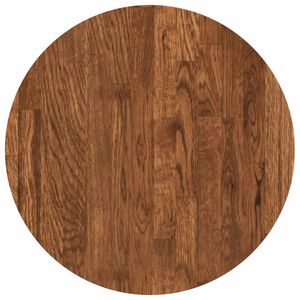 vidaXL Encimera &Oslash; 40 x 2,5 cm Redondo Madera de Roble S&oacute;lido