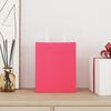 vidaXL Bolsas de papel con asas 50 uds rosa 18x8x22 cm