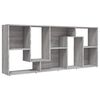 vidaXL Estanter&iacute;a de madera contrachapada gris Sonoma 67x24x161 cm