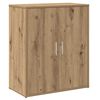 vidaXL Aparador 2 pcs Roble artesanal 60 x 31 x 70 cm