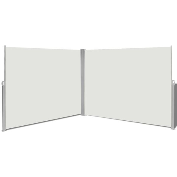 vidaXL Toldo lateral retr&aacute;ctil crema 180x600 cm