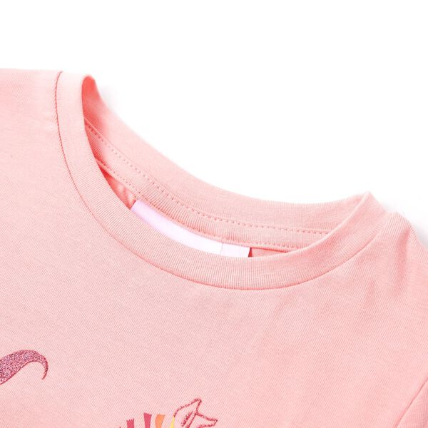 Camiseta infantil rosa 116