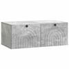 vidaXL Mueble para TV de pared Gris Hormig&oacute;n 78,5 x 41 x 30 cm