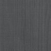 vidaXL Estructura de cama madera maciza de pino gris 140x200 cm