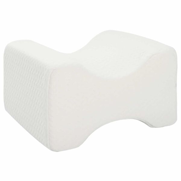 vidaXL Knee Pillow Espuma viscoel&aacute;stica y poli&eacute;ster 26 x 21,5 x 15 cm