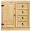 vidaXL Armario SKI Marr&oacute;n Miel 80 x 46 x 81 cm Madera de pino macizo