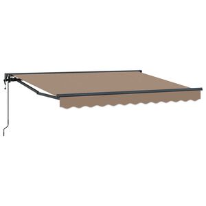 vidaXL Toldo Retr&aacute;ctil El&eacute;ctrico Topo 3,5 x 2 m Poli&eacute;ster y Aluminio