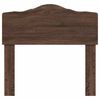 vidaXL Cabecero Roble Marr&oacute;n 80 cm Madera contrachapada