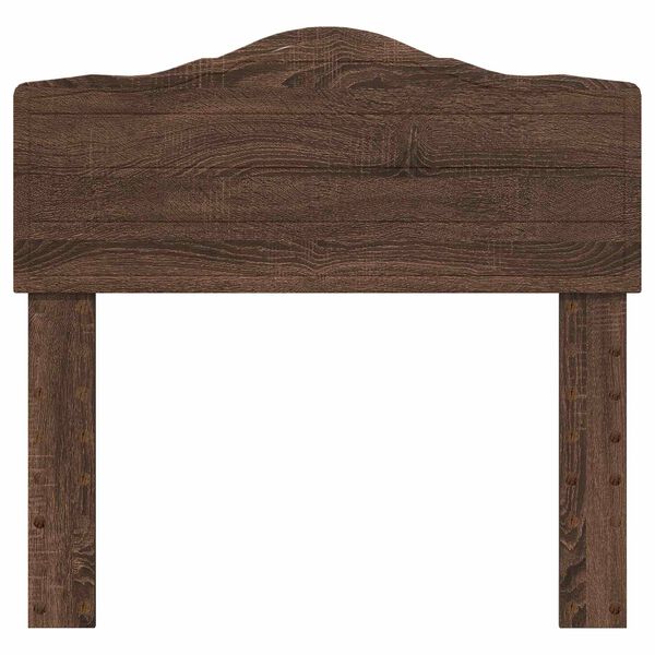 vidaXL Cabecero Roble Marr&oacute;n 80 cm Madera contrachapada