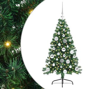 vidaXL &Aacute;rbol de Navidad Artificial Preiluminado Verde 120 cm PVC