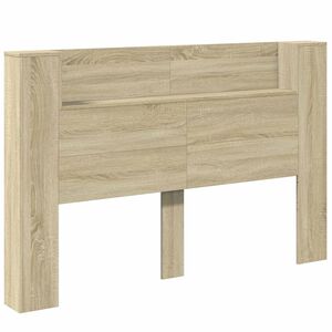 vidaXL Cabecero con estante Roble Sonoma 160 x 16,5 x 103,5 cm