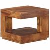 vidaXL Mesa de centro de madera maciza de acacia 45x45x40 cm