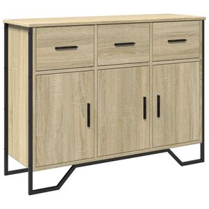 vidaXL Aparador madera de ingenier&iacute;a roble Sonoma 97x32,5x74,5 cm
