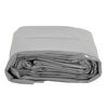 vidaXL Lona gris 4x8 m 650 g/m&sup2;