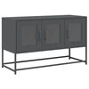 vidaXL Mueble de TV acero laminado en fr&iacute;o antracita 100,5x39x60,5 cm