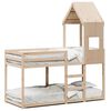 vidaXL Cama litera sin colch&oacute;n madera maciza de pino 90x190 cm