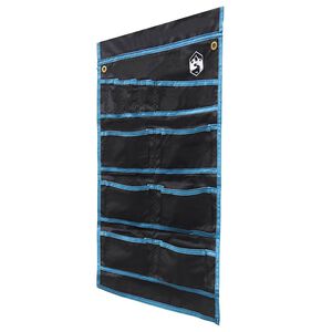 vidaXL Bolsa de almacenamiento Negro y azul 63,5 x 40 cm oxford
