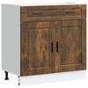 vidaXL Mueble bajo de cocina porto roble ahumado madera reconstituida