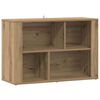 vidaXL Vitrina Roble artisan 80 x 30 x 53 cm Madera de ingenier&iacute;a
