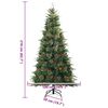 vidaXL &Aacute;rbol de Navidad artificial con ramas articuladas Verde 210 cm