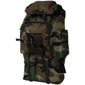 vidaXL Mochila estilo ej&eacute;rcito XXL camuflaje 100 l