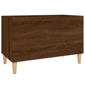 vidaXL Mueble discos madera contrachapada roble marrón 74,5x38x48 cm