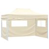 vidaXL Carpa de Fiesta Crema 291 x 431 x 315 cm Tela Oxford