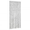 vidaXL Cortina antimoscas chenilla gris 90x200 cm